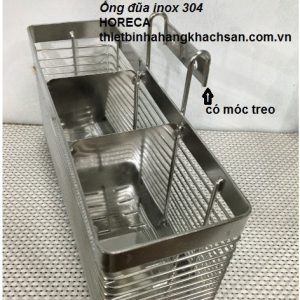 ống đũa muỗng 3 ngăn inox 304