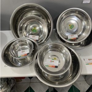 rổ lưới inox cao cấp [nhiều size] HPT, inox dày cứng, bóng đẹp, không rỉ sét, thường được sử dụng trong bếp nhà hàng