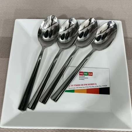 muỗng ăn cơm inox 304 cao cấp WMF (hàng xuất dư) dài 20,4cm, đuôi ngang