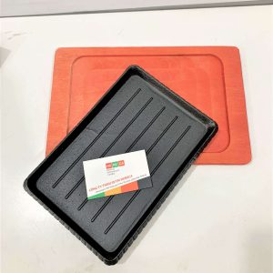 Chảo gang [chống dính] hình chữ nhật