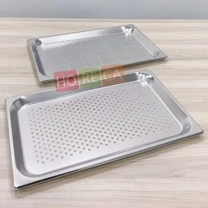Khay GN 1/1 đục lỗ nhỏ, lớn