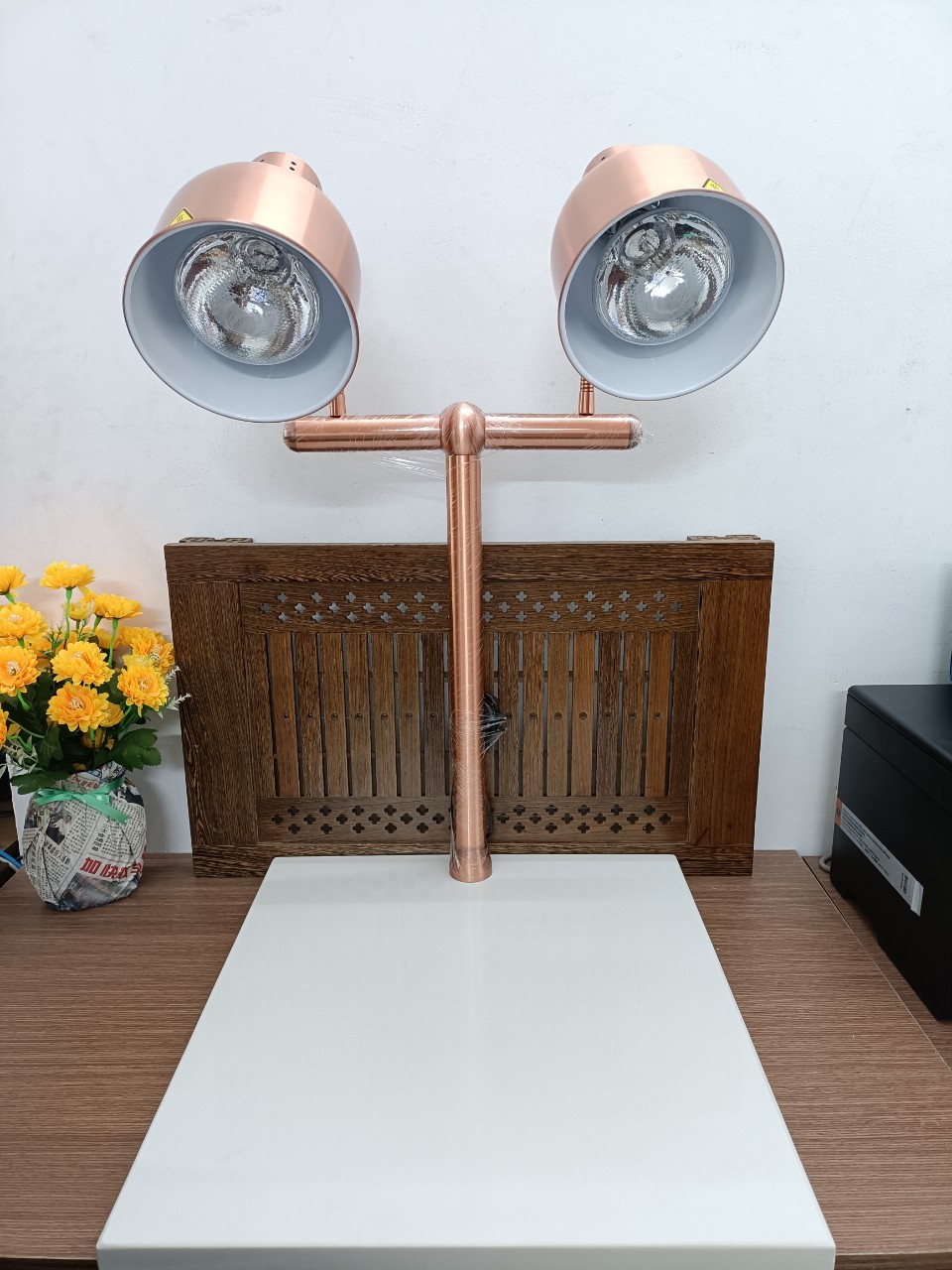 n hâm nóng thức ăn 2 bóng có đế (đồng) 121166T .4