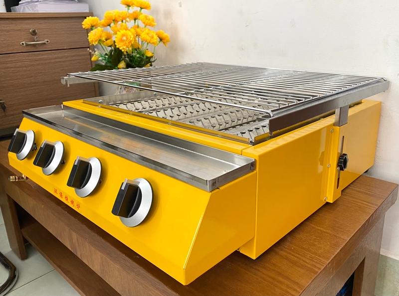 Bếp nướng BBQ 4 họng BBQ4 7 Thiết bị bếp này vô cùng an toàn với người tiêu dùng
