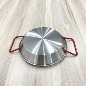 Chảo inox quai đỏ 1 đáy HXPHE28 (28cm) chính hãng SQC