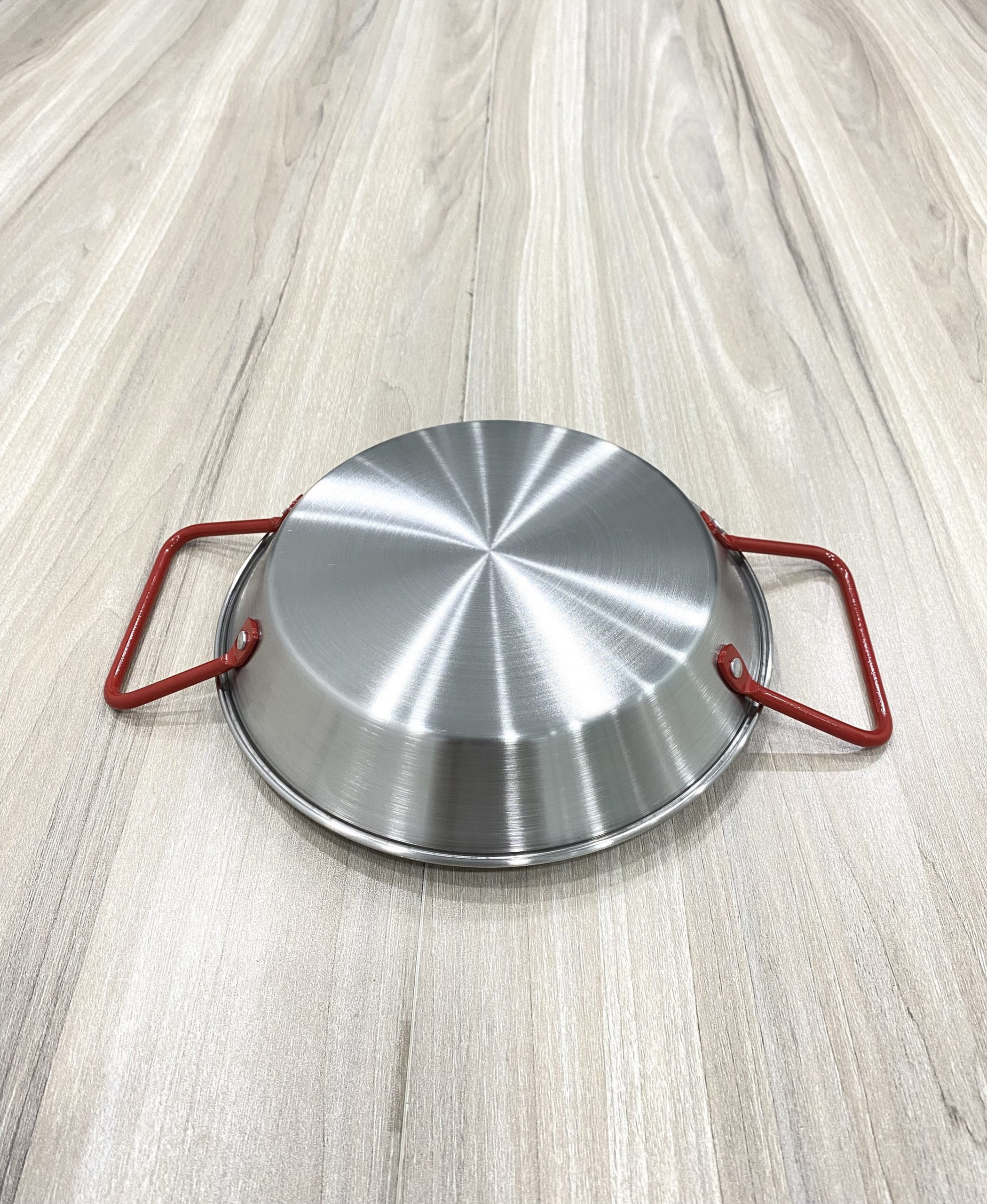 Chảo inox quai đỏ 1 đáy HXPHE28 (28cm) chính hãng SQC