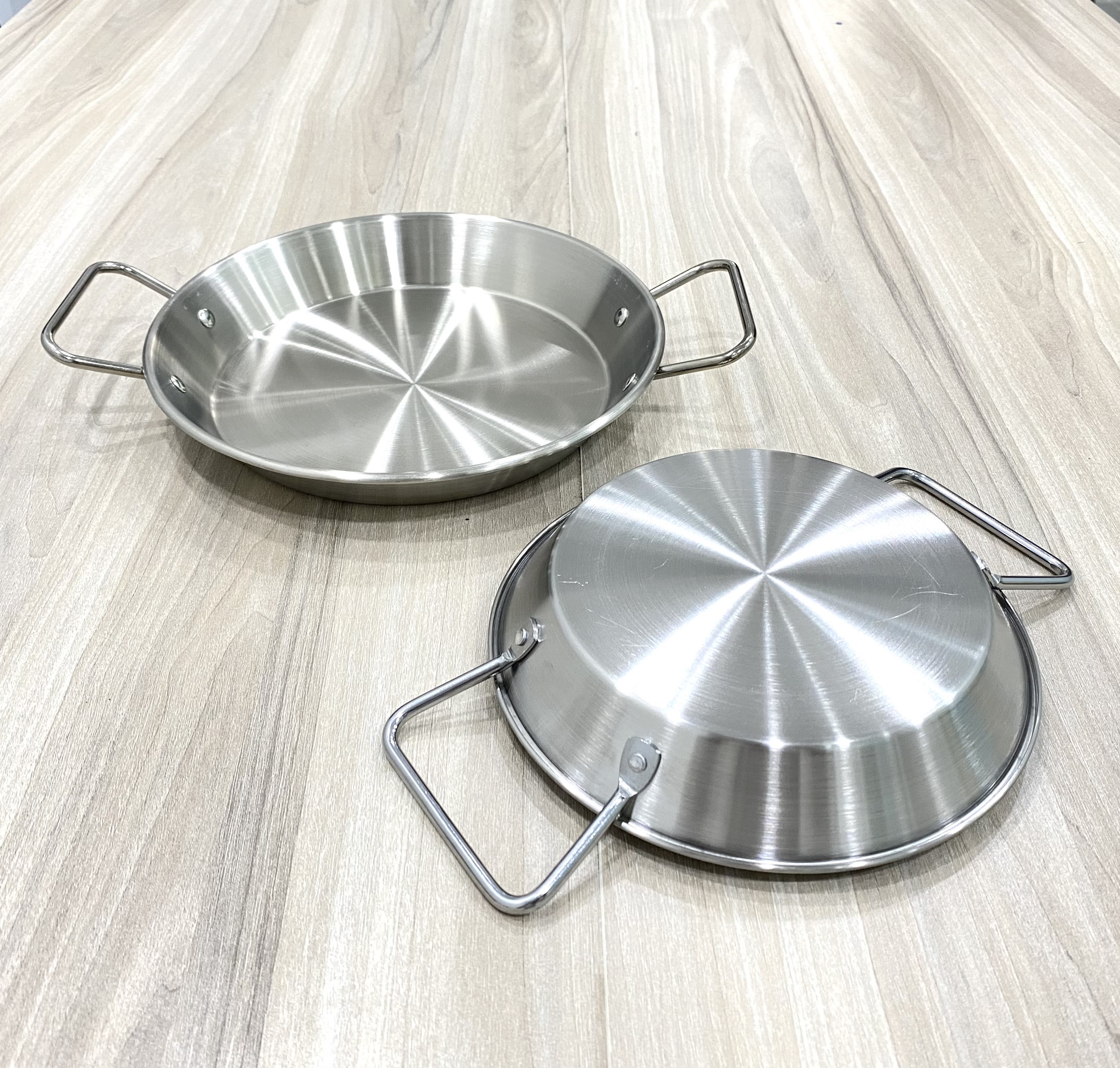 Chảo inox 1 đáy HXP26 (26cm) hiệu SQC cao cấp