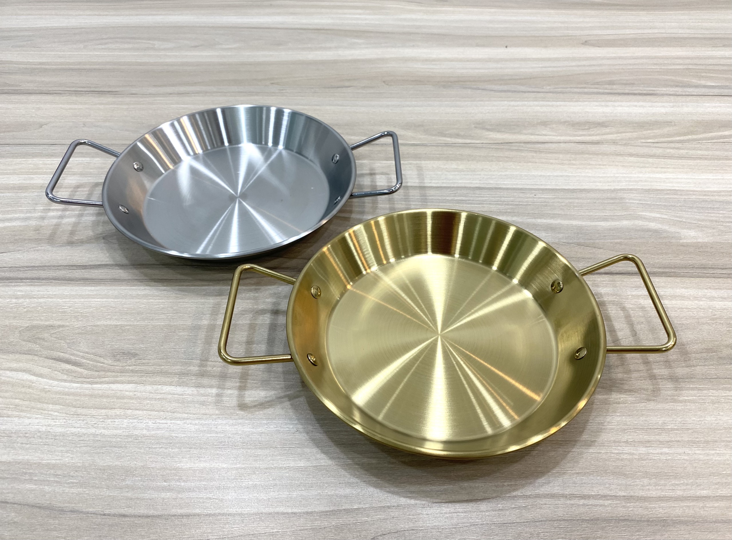 Chảo inox mạ vàng 1 đáy HXP30G đường kính 30cm chính hãng