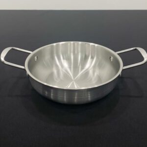 Chao inox 2 quai day bau HXG18 1