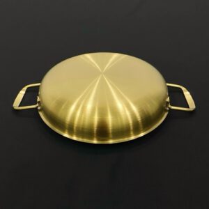 Chao inox 2 quai day bau vang HXG28G 1