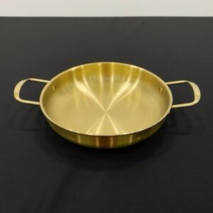 Chao inox 2 quai day bau vang HXG28G 2