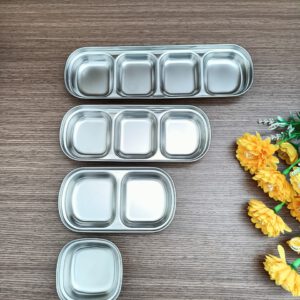 Chen cham HQ 2 ngan inox 304 TWD30402 2