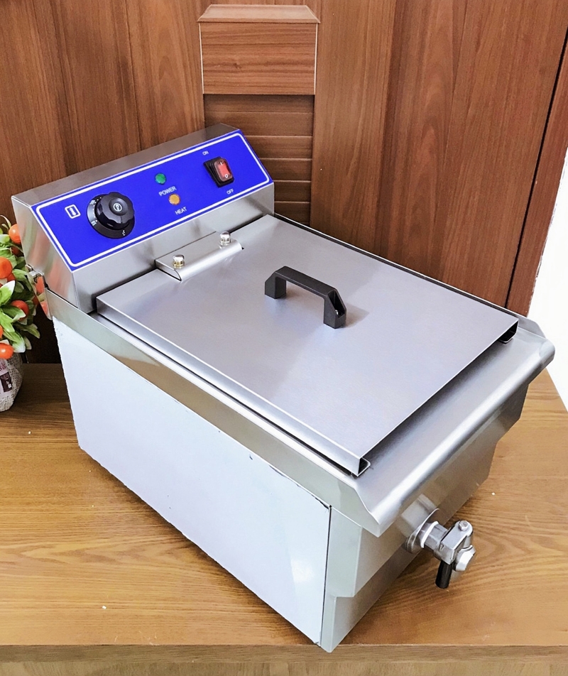 Chiên nhúng điện đơn EF-101V 4 Sản phẩm chiên nhúng điện đơn EF-101V của Gia dụng Nhật Nam