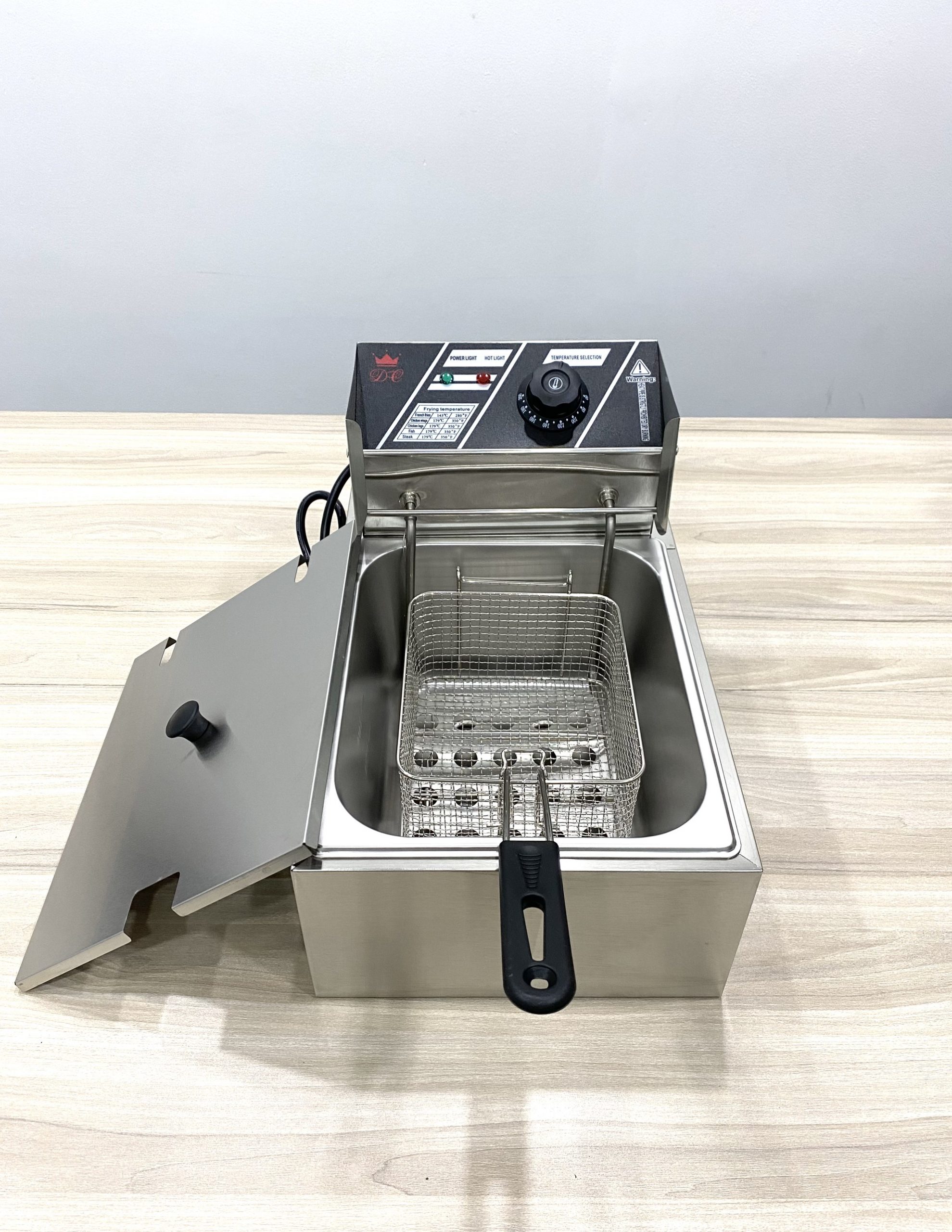 Chiên nhúng điện đơn EF-8LTRS DC có hệ thống hiện đại