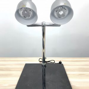 Den ham nong thuc an 2 bong co de inox 121167D 2