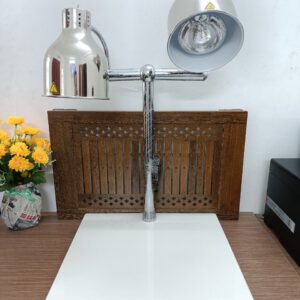 Den ham nong thuc an 2 bong co de inox 121167T .2