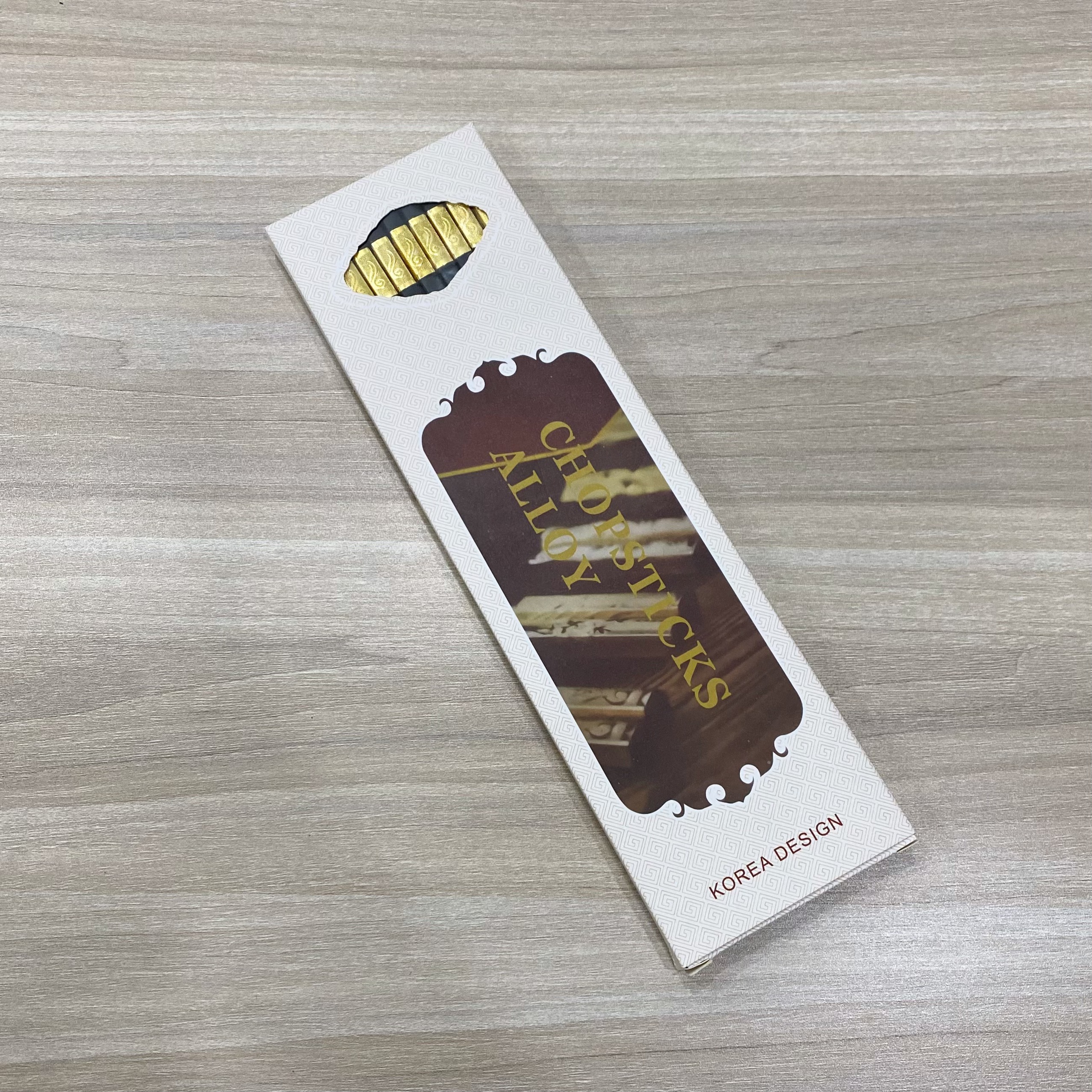 Đũa đầu vuông hoa văn vàng Y20-16 6 Dua dau vuong hoa van vang Y20 16 3