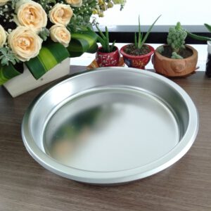 Khay banh inox tron CM60 .1 duong kinh 38.5 lot long 36cm