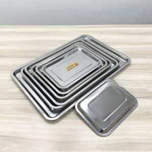 Khay inox CN cao 2cm 5