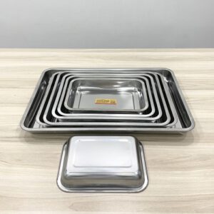 Khay inox CN cao 5cm 11