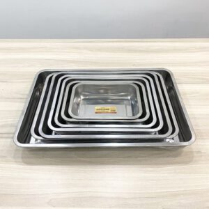 Khay inox CN cao 7cm 1