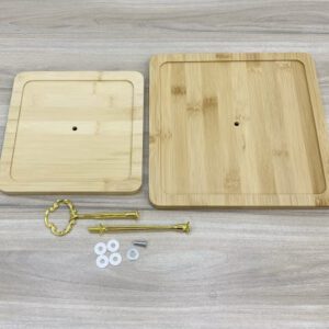 Khay trung bay banh 2 tang vuong SQC280V 4