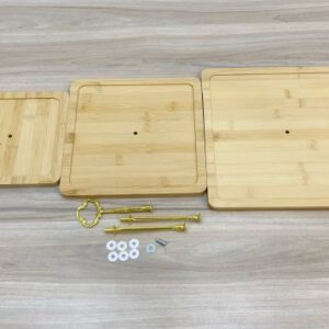 Khay trung bay banh 3 tang vuong SQC281V 2