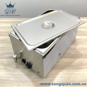 lò đun cách thuỷ 1 khay inox 8710-1