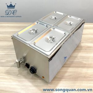 lò đun cách thuỷ 4 khay inox 8710-4 chính hãng SQC