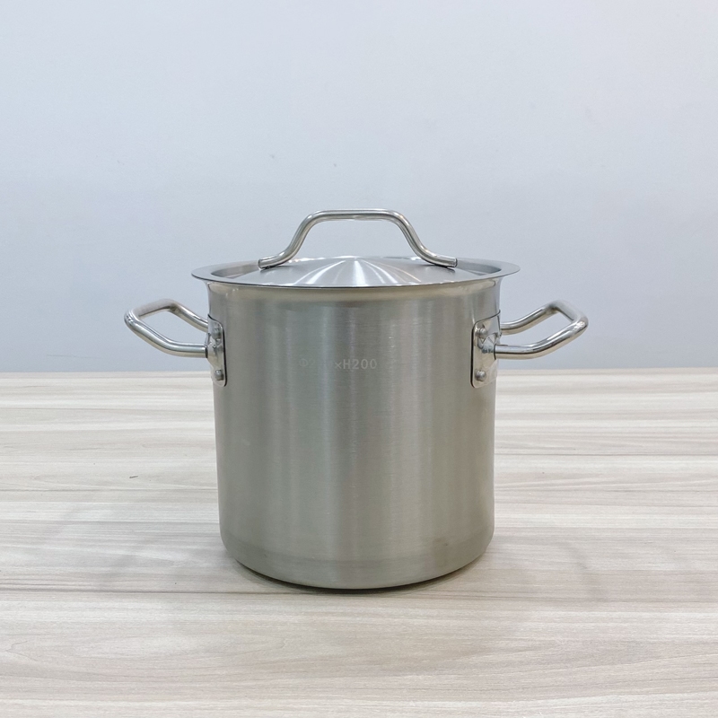 Nồi 2 quai inox ( 2 đáy ) 101101 (φ200×H200mm) chất lượng cao