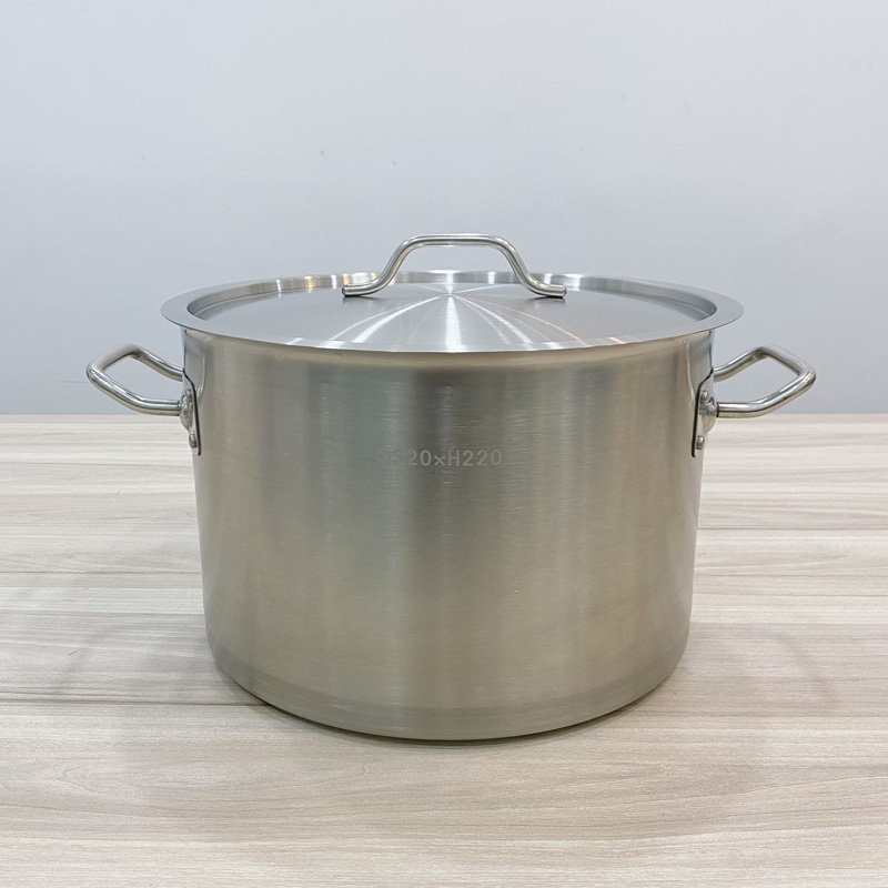 Nồi 2 quai inox 2 đáy 101130 (φ450×H260) 5 Sử dụng inox chất lượng cao nên khả năng truyền nhiệt và chống cháy tốt