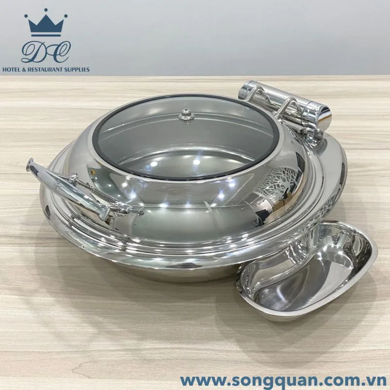 Nồi hâm buffet tròn 1018L chính hãng DC