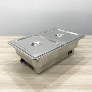 Noi ham buffet YD 7055 2 khay inox 1.2x65 5