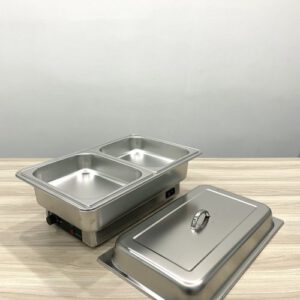 Noi ham buffet YD 7055 2 khay inox 1.2x65 8