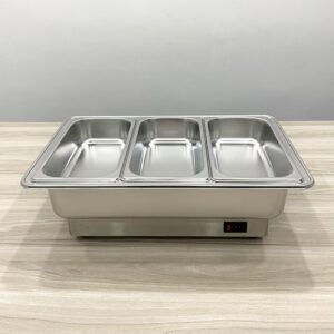 Noi ham buffet YD 7055 3 khay inox 1.3x65 2