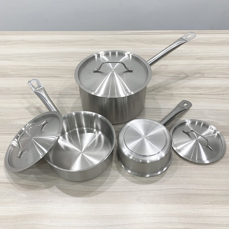 Nồi nấu sốt inox ( 2 đáy) 101606 (φ220×H75mm)