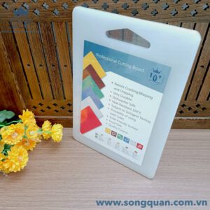 Thớt nhựa trắng DC chữ nhật 35025010W size nhỏ