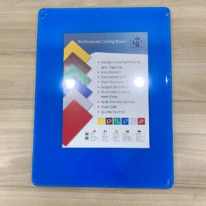 thớt nhựa chữ nhật hiệu DC màu xanh dương