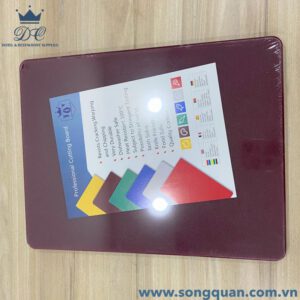 thớt nhựa chữ nhật màu nâu 53035020BR chính hãng DC