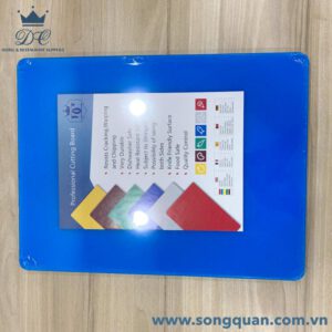 thớt nhựa xanh duognw chữ nhật 40030020B
