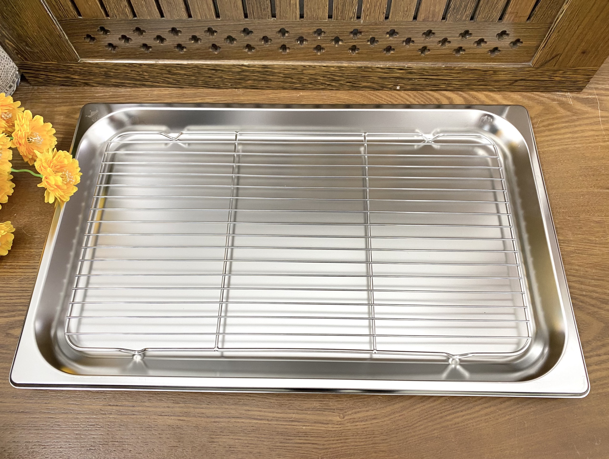 Vi inox 133510Khay GN inox 1 1x25 .6