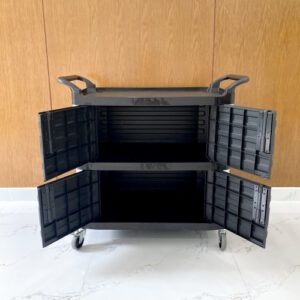 Giá trị mà xe đẩy nhựa có cửa GX-032JB màu đen DC mang lại cho người tiêu dùng