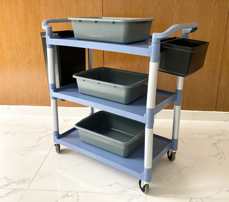 Đặc điểm nổi bật của xe phục vụ 3 tầng xám L-010-3