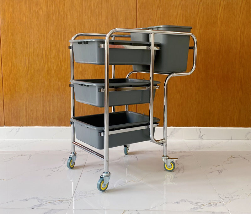 Xe thu dọn thức ăn D-016