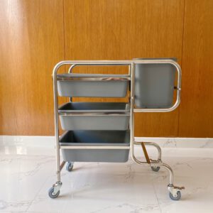 Tham khảo sản phẩm xe thu dọn thức ăn D-017 nhãn hiệu DC.