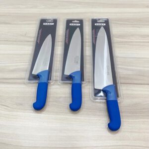 Dao bếp cán nhựa xanh dương 12